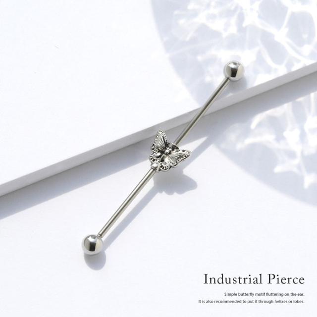 シルバーカラーのバタフライ