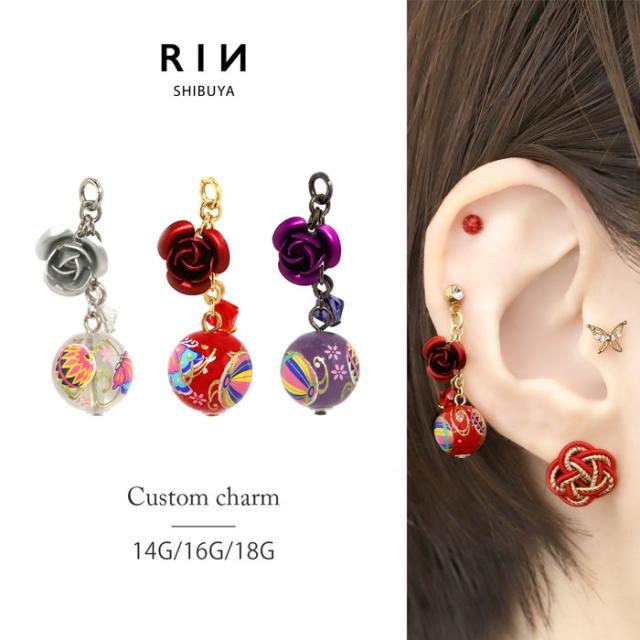 凛オリジナル和風ピアス