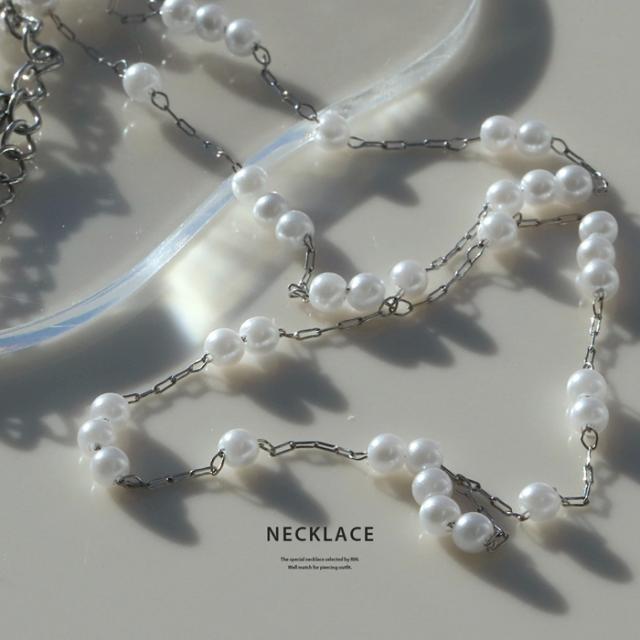 パールビーズネックレス