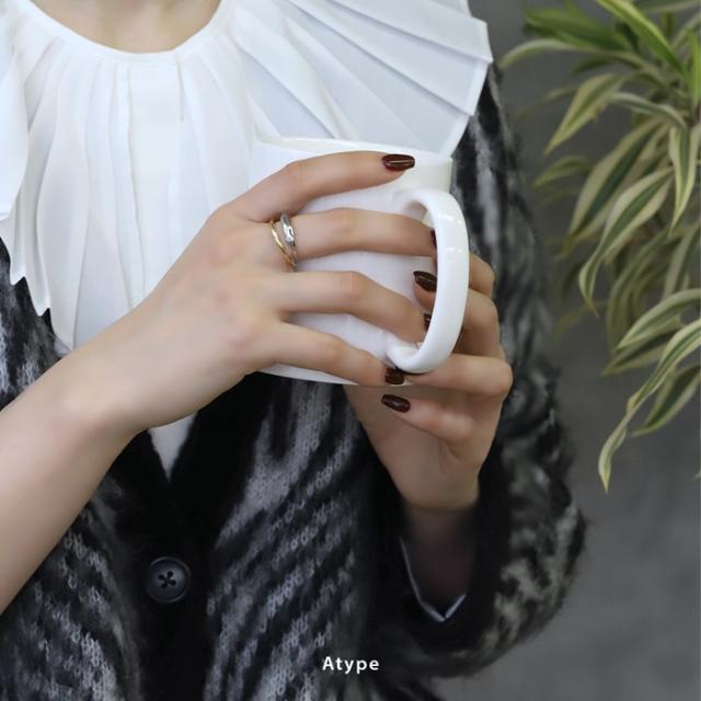 バイカラーオープンリング