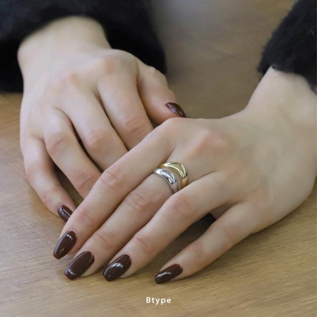 洗練されたゆびわ