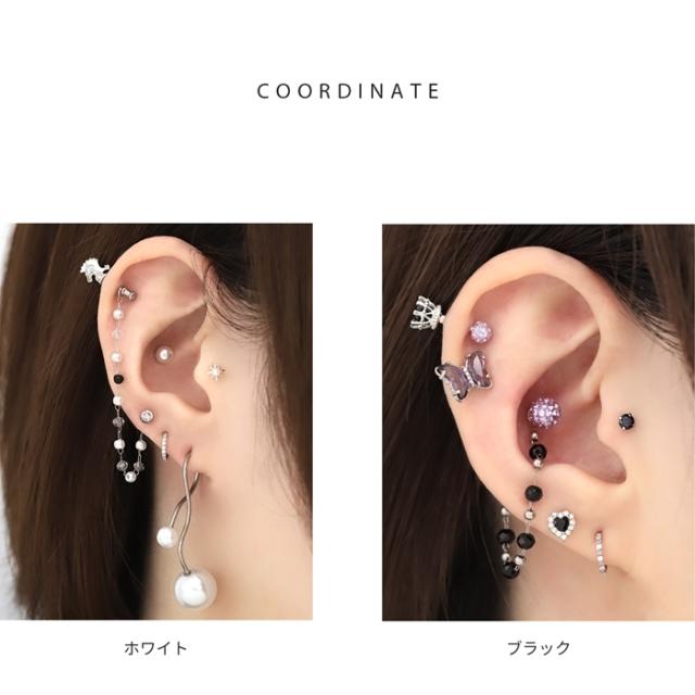 耳元を華やかに