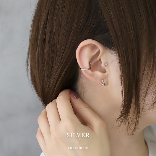 デザインリングピアス