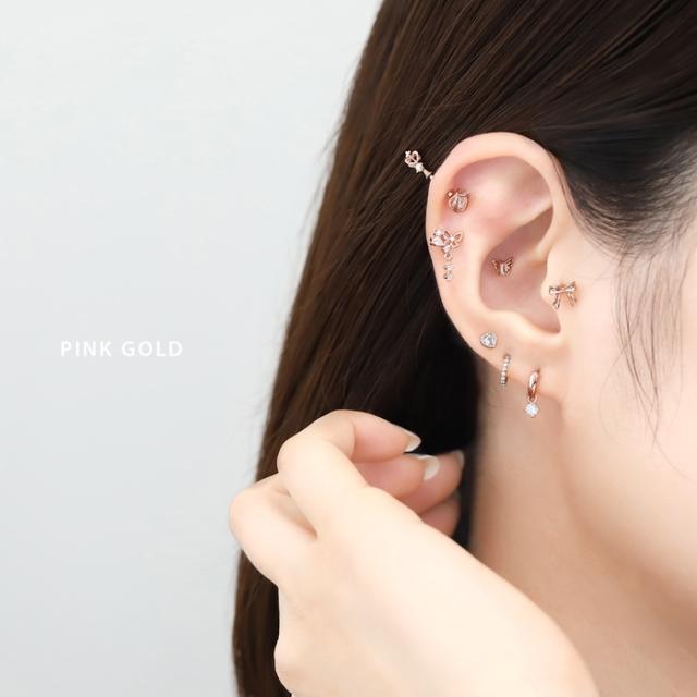 リボンと合わせて可愛くコーデ