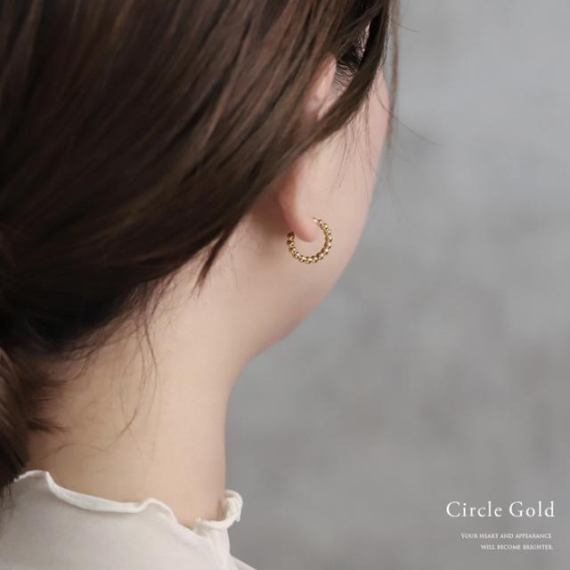 デザインリングピアス