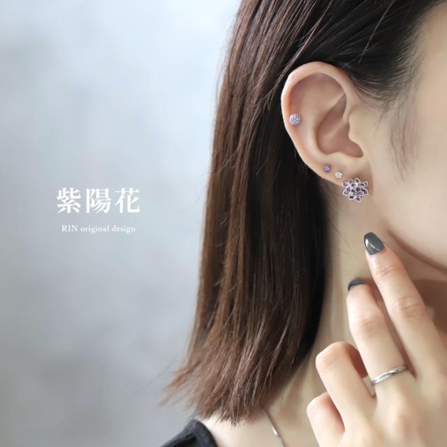 澄んだ雰囲気の紫陽花