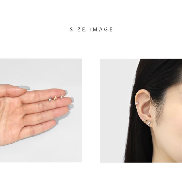 16ゲージ かわいい ボディピアス