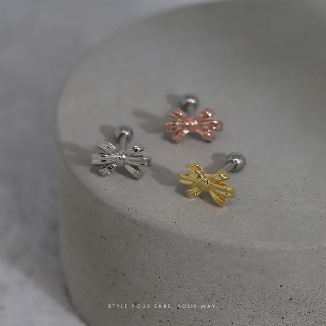 大人カワイイ りぼんピアス