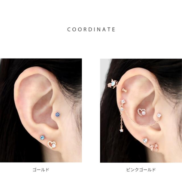 ハートのフレームにたっぷりジュエル