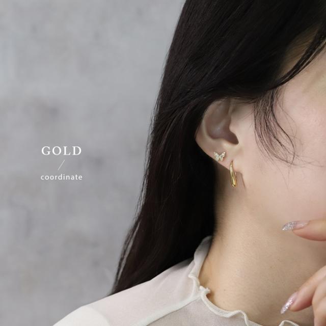 高見えピアス♪