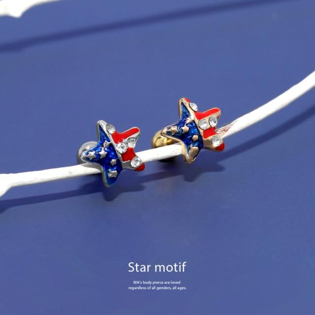 かわいい星型フラッグ