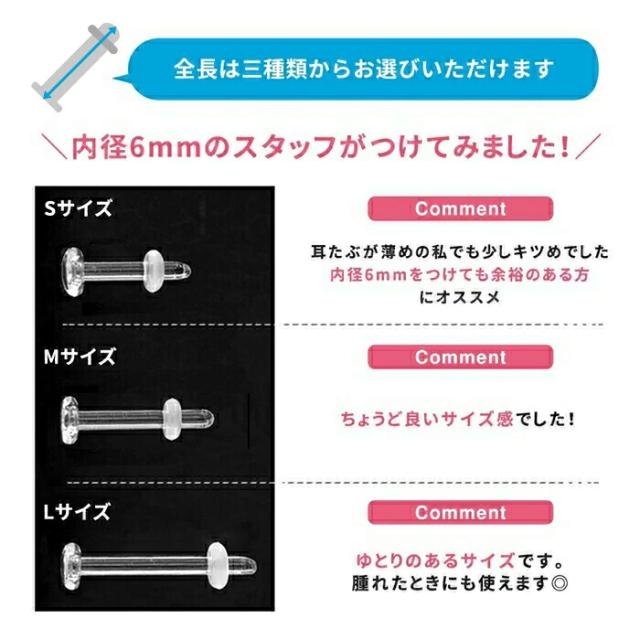 内径が選べれる