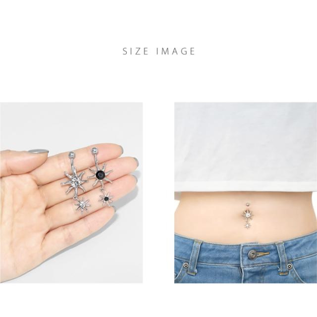 スタイリッシュなボディピアス