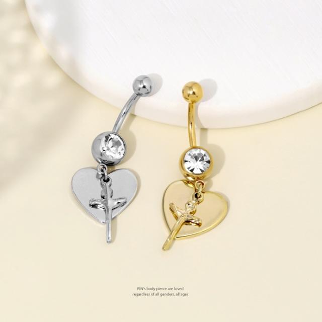 ゆらゆら揺れるへそピ