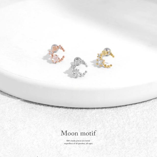 キラキラ輝く月モチーフ