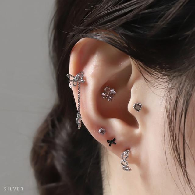 蝶のモチーフがかわいい