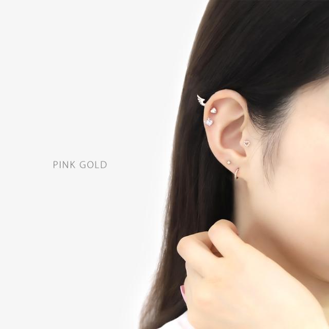 ハートに羽がついたデザイン♪