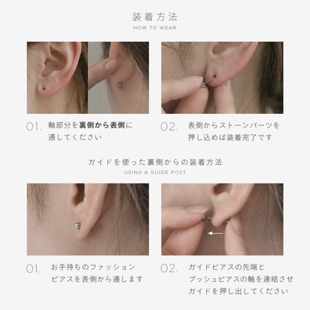 プッシュピンの装着方法