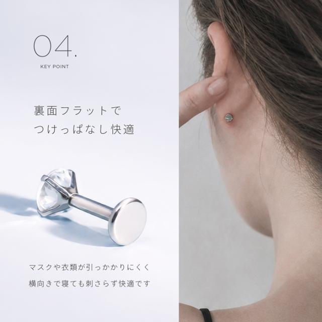 マスクや衣類が引っかかりにくい 裏面フラット