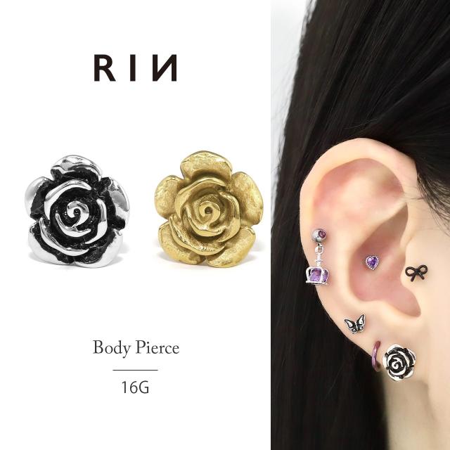 アンティークローズ軟骨ピアス