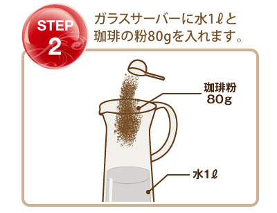 水出しアイス作り方