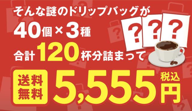 そんな謎のドリップバッグが150杯分詰まって送料無料!