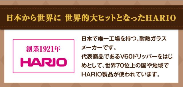 世界で大ヒットとなったハリオ