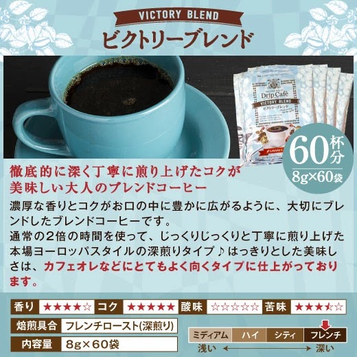 ビクトリーブレンド 深煎り コク 60袋