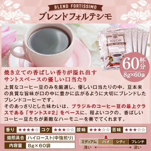 ブレンドフォルテシモ ドリップバッグ 60袋 ギフト