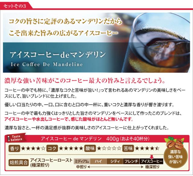 アイスコーヒーでマンデリン