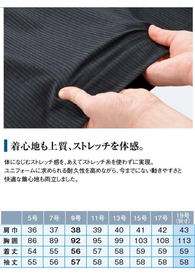 人気新番 事務服 トーナル ストライプ カーシーカシマの通販はau PAY マーケット - ミチオショップ|商品ロットナンバー:427090065 制服 ENJOY エンジョイ ジャケット EAJ471 通販超激安
