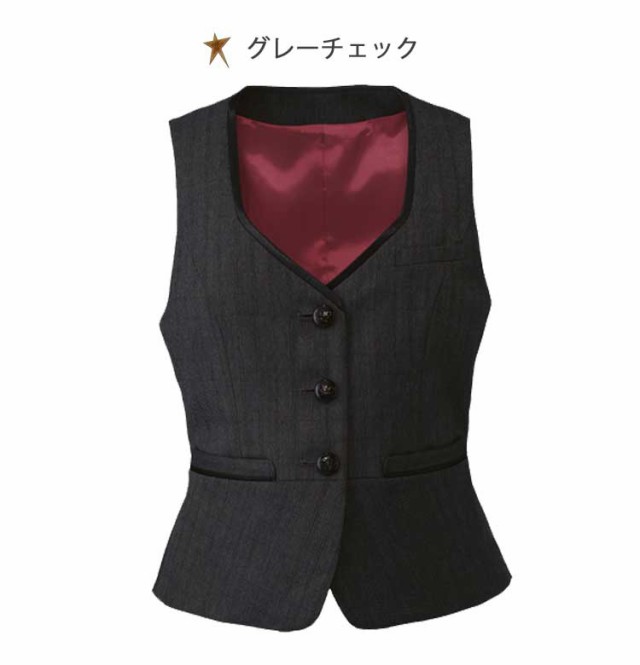 最適な価格 事務服 制服 ENJOY エンジョイ ベスト EAV524 ミックストラックチェック カーシーカシマの通販はau PAY マーケット  ミチオショップ｜商品ロットナンバー：425416353