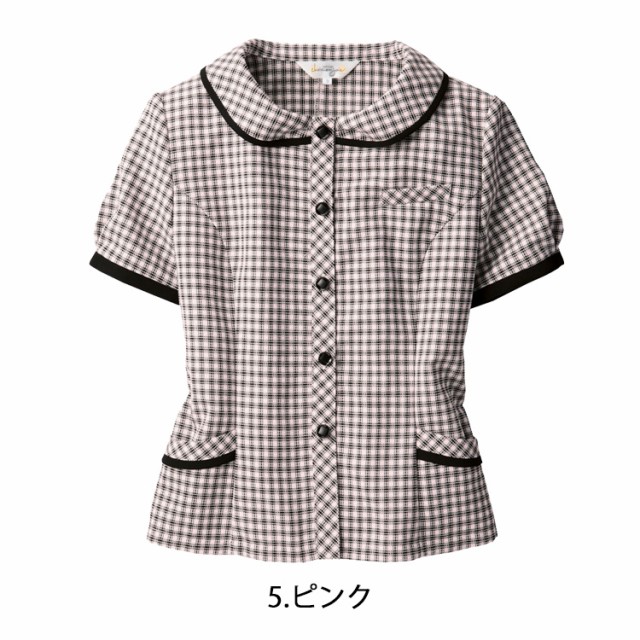 事務服 制服 en joie アンジョア オーバーブラウス 26190の通販はau 