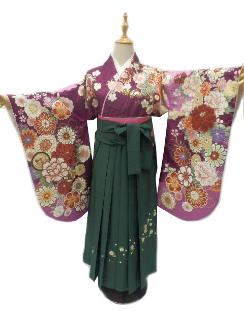 【期間限定割引】往復送料無料 全部揃って安心 レンタル 小学生 大学生 卒業式 袴 レンタル 袴 卒業式袴セット 小学生 袴女児 女の子 小学生 袴 セット 小学生 卒業式 袴 レンタル 女の子 小学校 卒業式 着物 紺地 桜の花 柄No.323