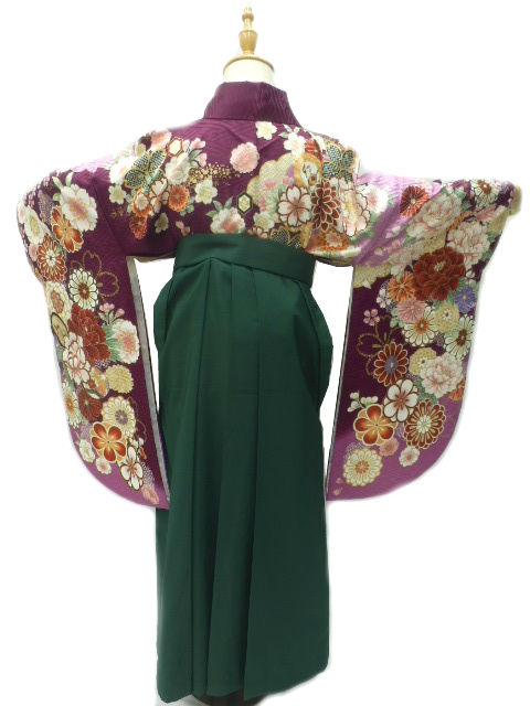 【期間限定割引】往復送料無料 全部揃って安心 レンタル 小学生 大学生 卒業式 袴 レンタル 袴 卒業式袴セット 小学生 袴女児 女の子 小学生 袴 セット 小学生 卒業式 袴 レンタル 女の子 小学校 卒業式 着物 紺地 桜の花 柄No.323