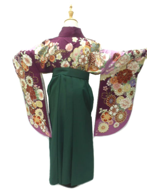 【期間限定割引】往復送料無料 全部揃って安心 レンタル 小学生 大学生 卒業式 袴 レンタル 袴 卒業式袴セット 小学生 袴女児 女の子 小学生 袴 セット 小学生 卒業式 袴 レンタル 女の子 小学校 卒業式 着物 紺地 桜の花 柄No.323