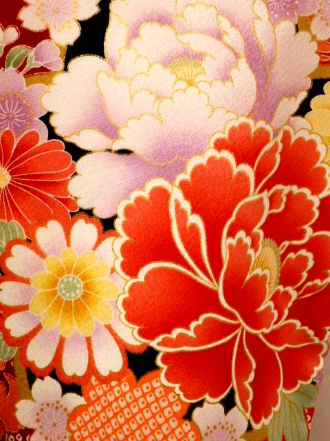 【期間限定割引】【レンタル】　往復送料無料 全部揃って安心 レンタル 小学生 大学生 卒業式 袴 レンタル 袴 卒業式袴セット 小学生 袴女児 女の子 小学生 袴 セット 小学生 卒業式 袴 レンタル 女の子 小学校 卒業式 着物 赤地 牡丹 八重桜 柄No.K-332