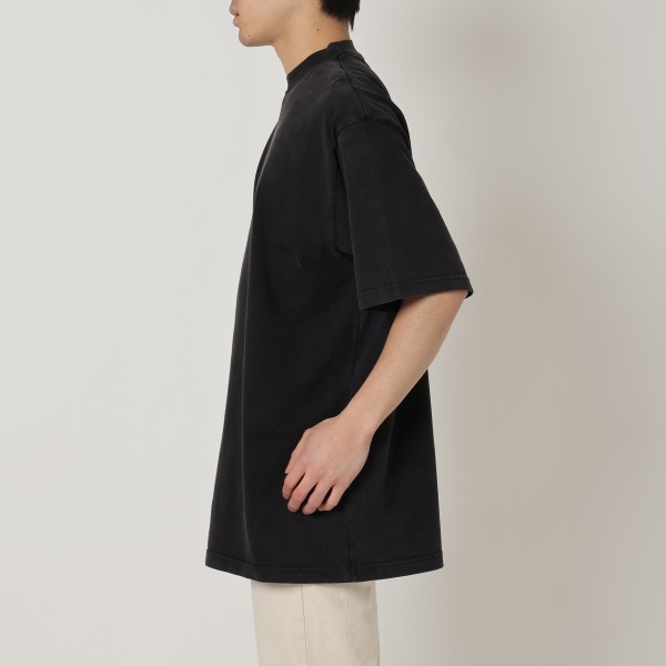 BALENCIAGA バレンシアガ Tシャツ・カットソー 黒 2008825L0047 バレンシアガ BALENCIAGA Tシャツ カットソー ブラック シルバー