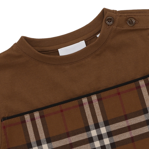 BURBERRY チェック柄ロンパース 12M