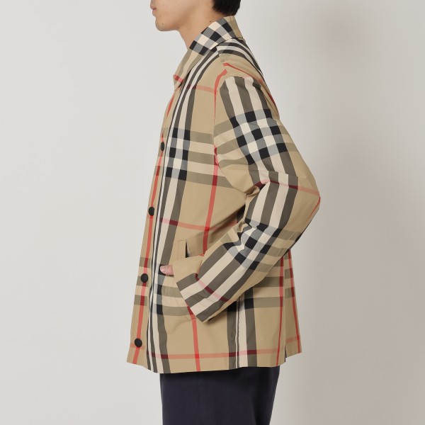 バーバリー　ジャケット 楽天市場】BURBERRY バーバリー アウター チェック ドロー