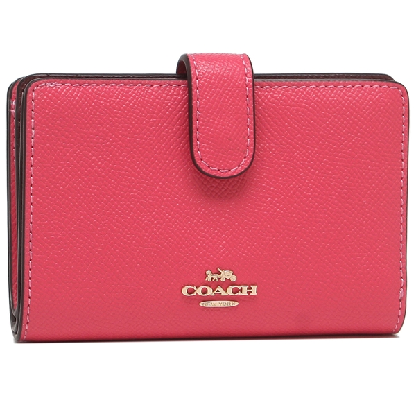 2021春夏新色 コーチ 財布 二つ折り財布 アウトレット ピンク レディース Coach 11484 Imqob 返品ok 新作saleセール30 Off Www Centrodeladultomayor Com Uy