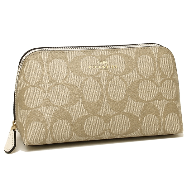コーチ ポーチ シグネチャー コスメポーチ レディース
