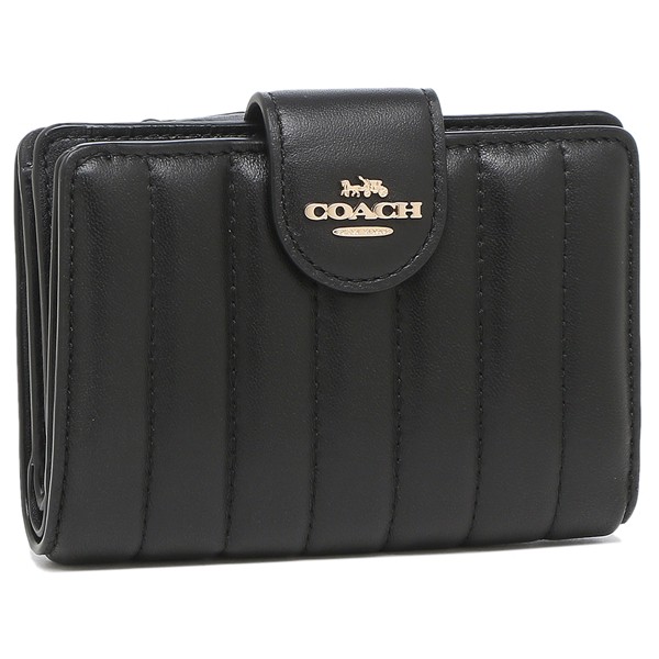 ギフトラッ➌ コーチ COACH C3454 IMBLKの通販はau PAY マーケット - AXES|商品ロットナンバー:493841293 財布 二つ折り財布 キルティング ブラック レディース アウトレット なデザイン