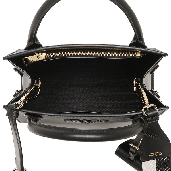 専用】PRADA フリルデザイン ハンドバッグ ブラック