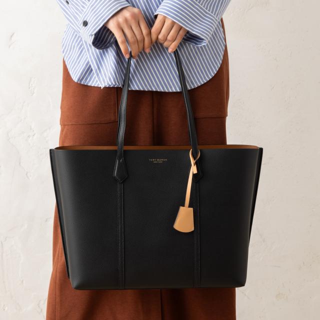 限定特価 ペリー トートバッグ バッグ トリーバーチ Tory 対応 返品ok ブラック 001 Burch トートバッグ Sutevalle Org