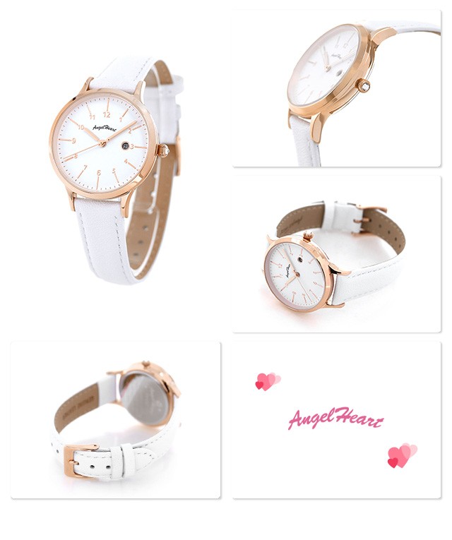 低価NEW エンジェルハート PH32P-WH AngelHeart ホワイト 革ベルトの通販はau PAY マーケット - 腕時計のななぷれ｜商品ロットナンバー：295507002 パステルハート ソーラー レディース 腕時計 通販豊富な