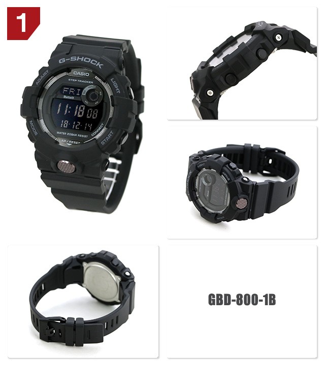 gショック ジーショック G-SHOCK デジタル GBD-800 ブラック 黒