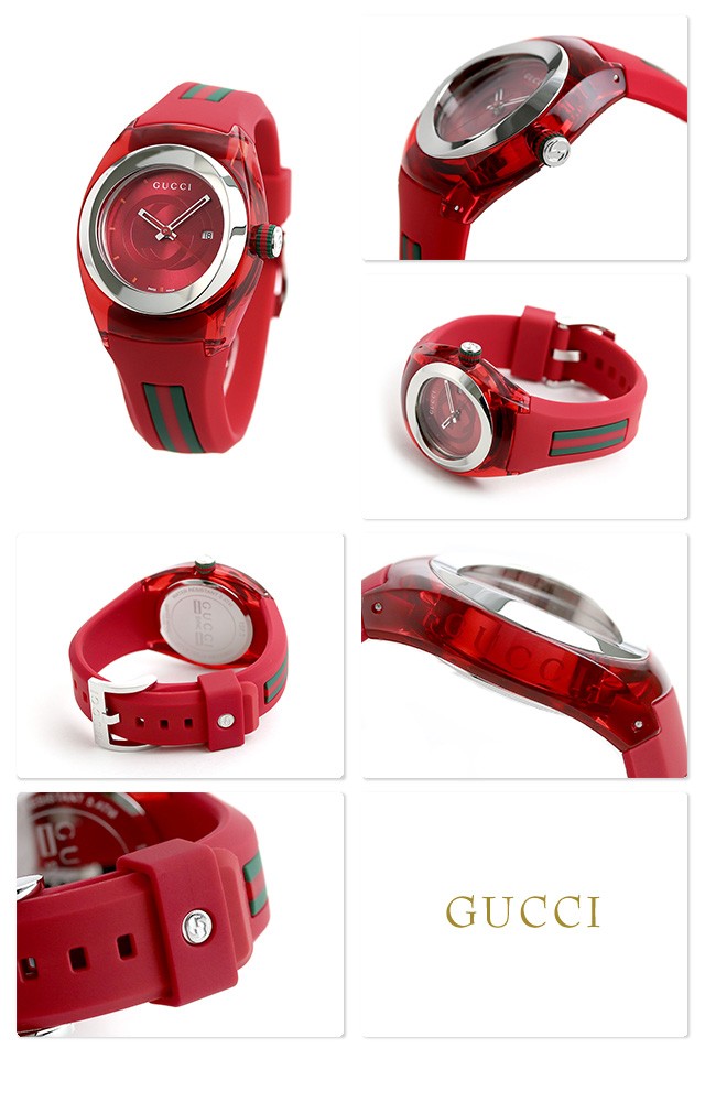 超激得大人気 グッチ 時計 シンク 36mm レディース 腕時計 YA137303 GUCCI レッド の通販はau PAY マーケット - 腕時計のななぷれ｜商品ロットナンバー：418935879 豊富な人気SALE