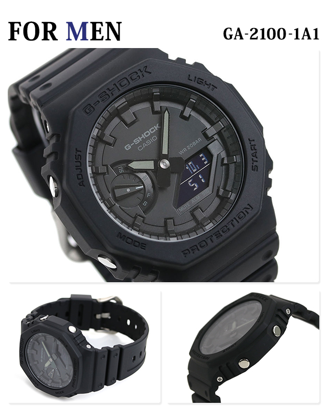 G-SHOCK スポーツウォッチ ブラック/シルバー gショック ジーショック G-SHOCK ペアウォッチ ワールドタイム