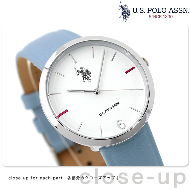 ユーエスポロアッスン クオーツ 腕時計 ブランド レディース U.S. POLO  